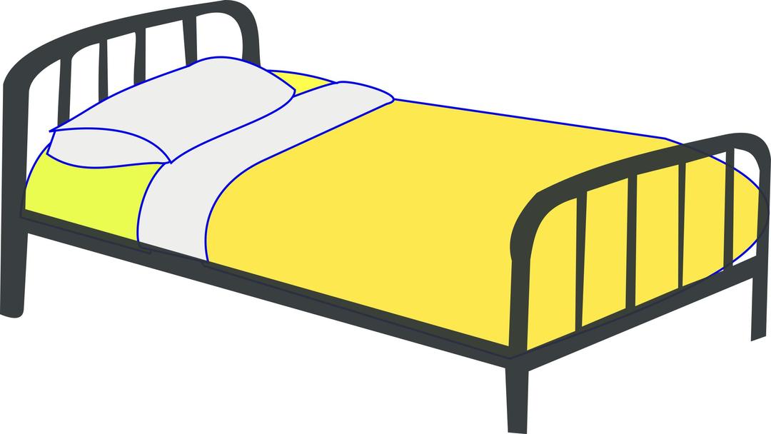 Single Bed png transparent
