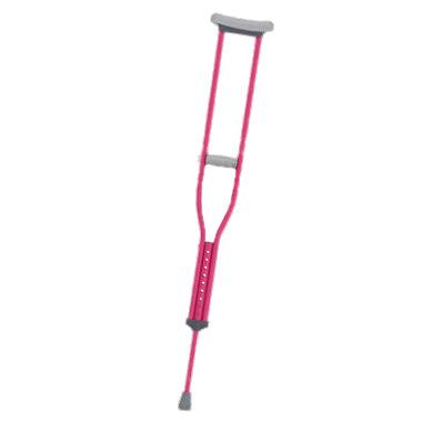 Single Pink Crutch png transparent