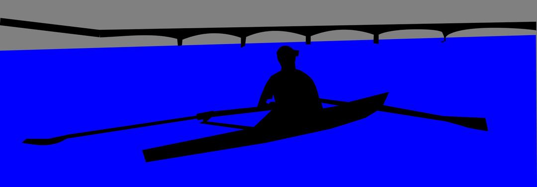 Single Scull Rower png transparent
