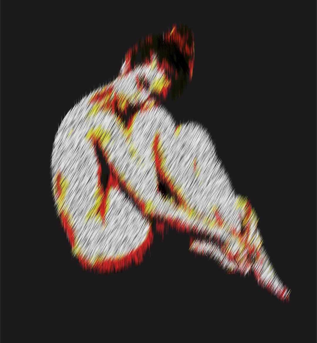 Sitting nude 6 png transparent