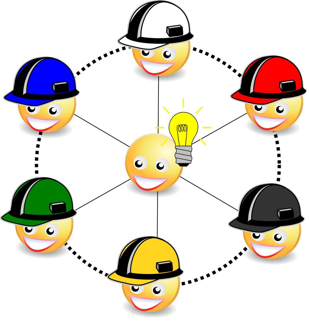 Six hats to thinking v2 png transparent