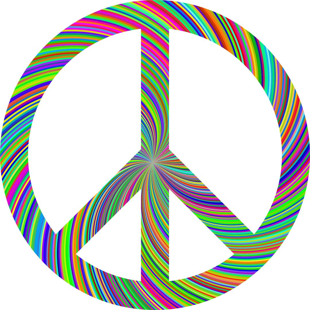 Sixties Peace Sign png transparent