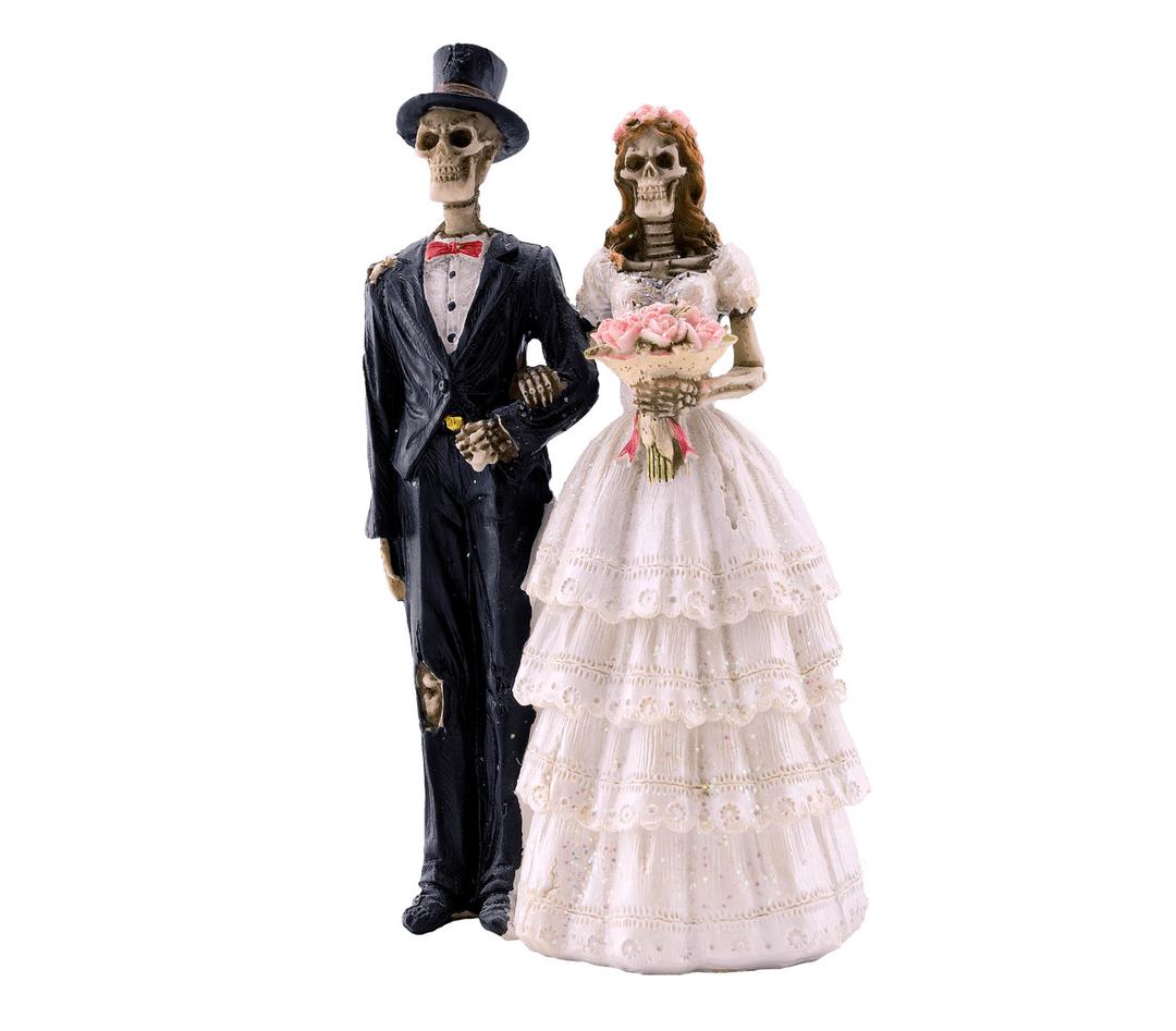 Skeleton Bride and Groom png transparent