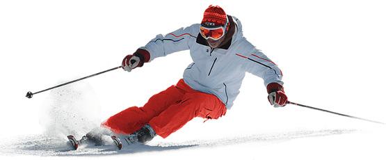 Skiing Red png transparent