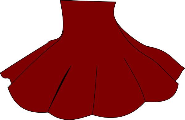 Skirt Red Clipart png transparent