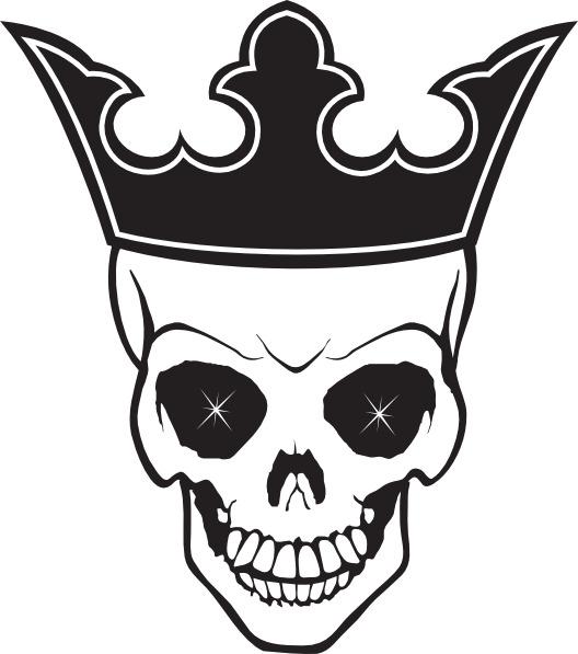 Skull and Crown Tattoo png transparent