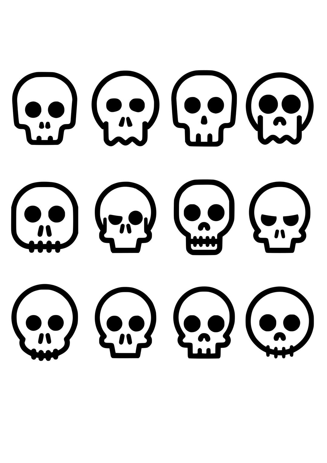 skulls png transparent