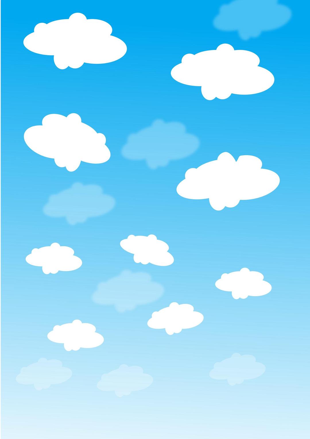sky with clouds png transparent