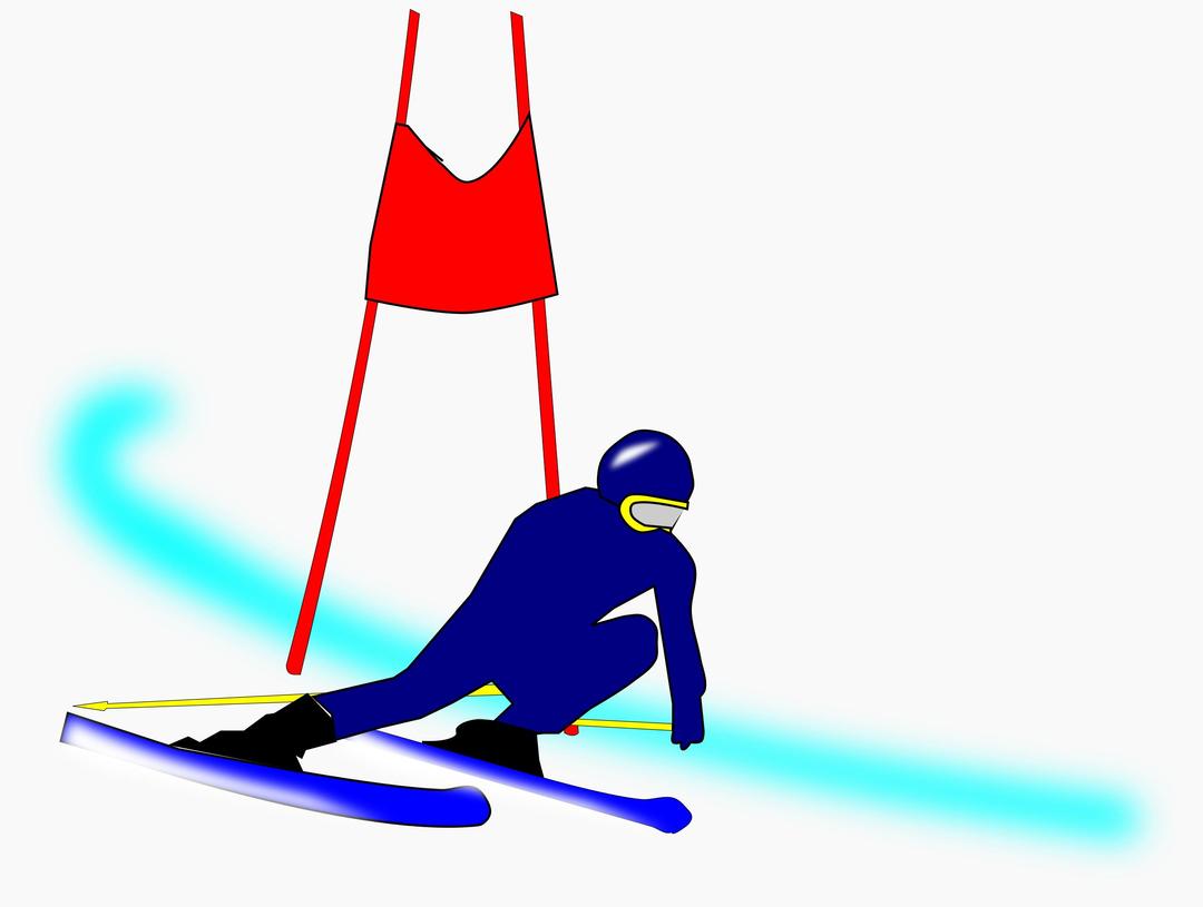 Slalom Skier png transparent