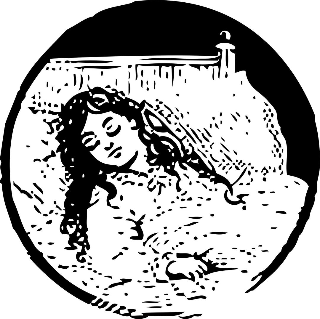 Sleeping girl png transparent