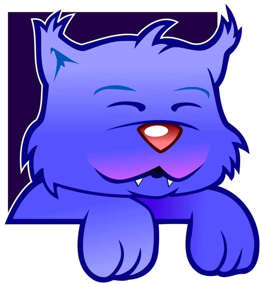 Sleepy soft kitty avatar png transparent