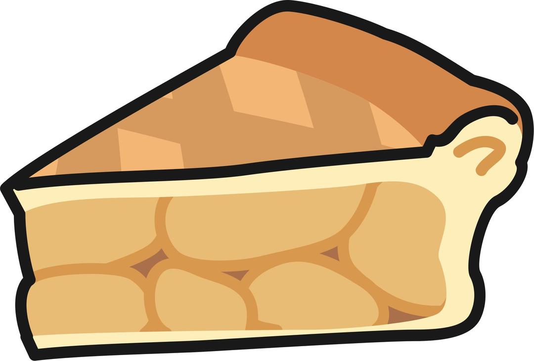Slice of Apple Pie png transparent