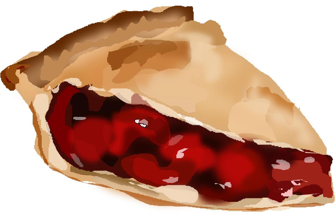 Slice Of Cherry Pie png transparent