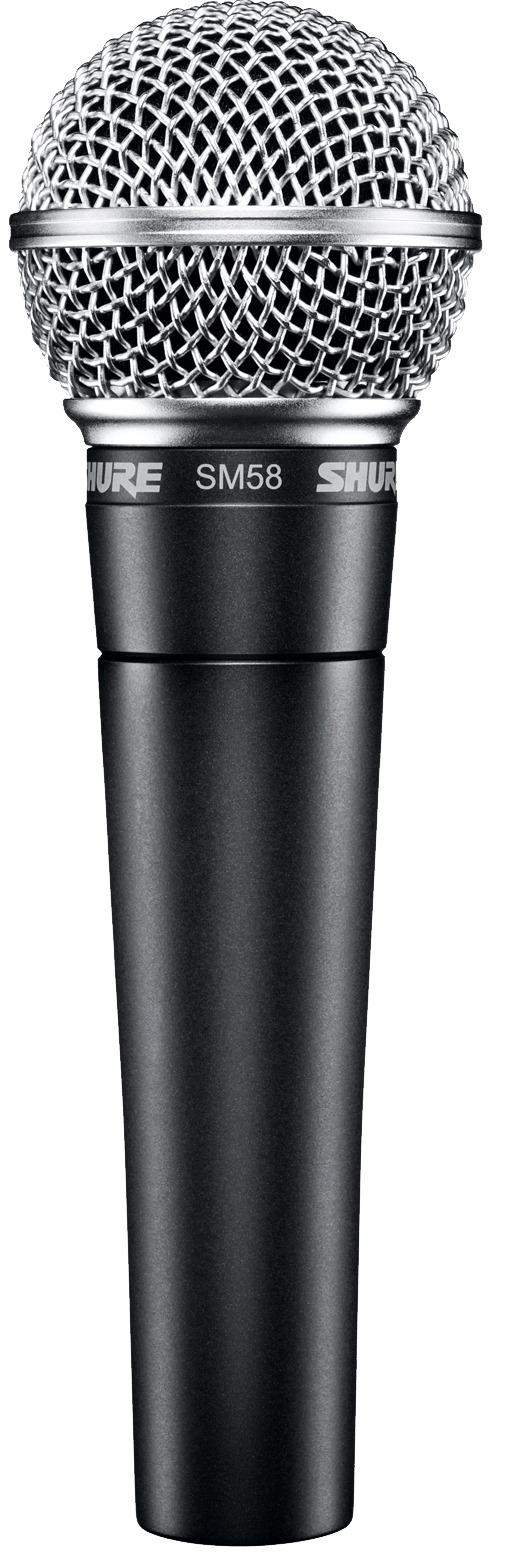 Sm58 Shure Microphone png transparent