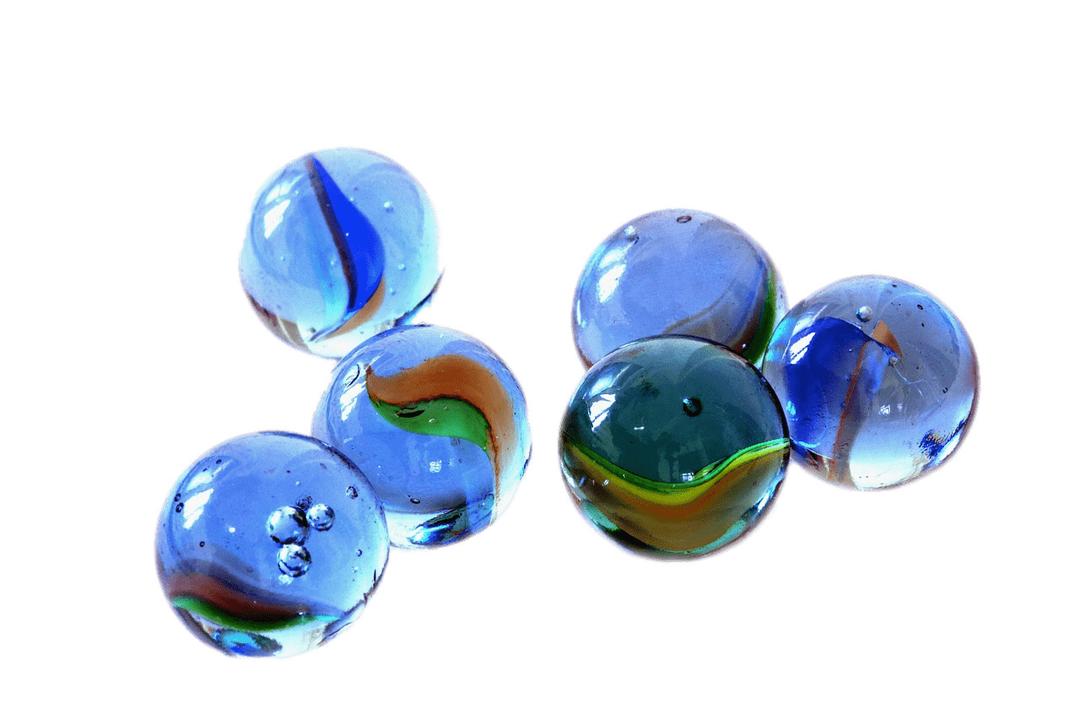 Small Blue Marbles png transparent