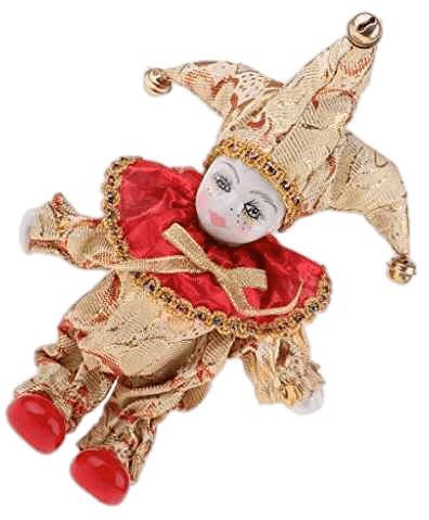 Small Harlequin Doll png transparent