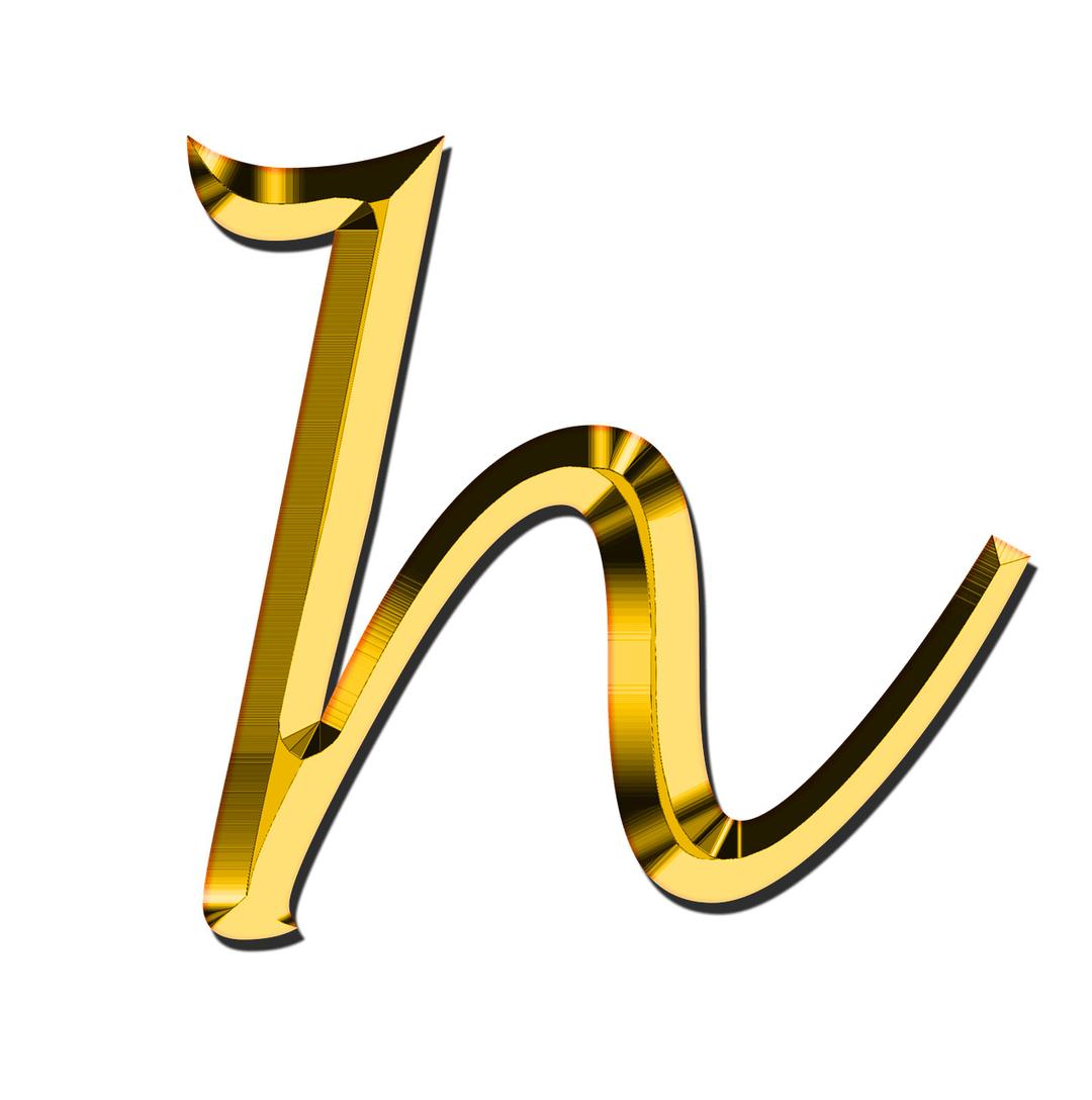 Small Letter H png transparent