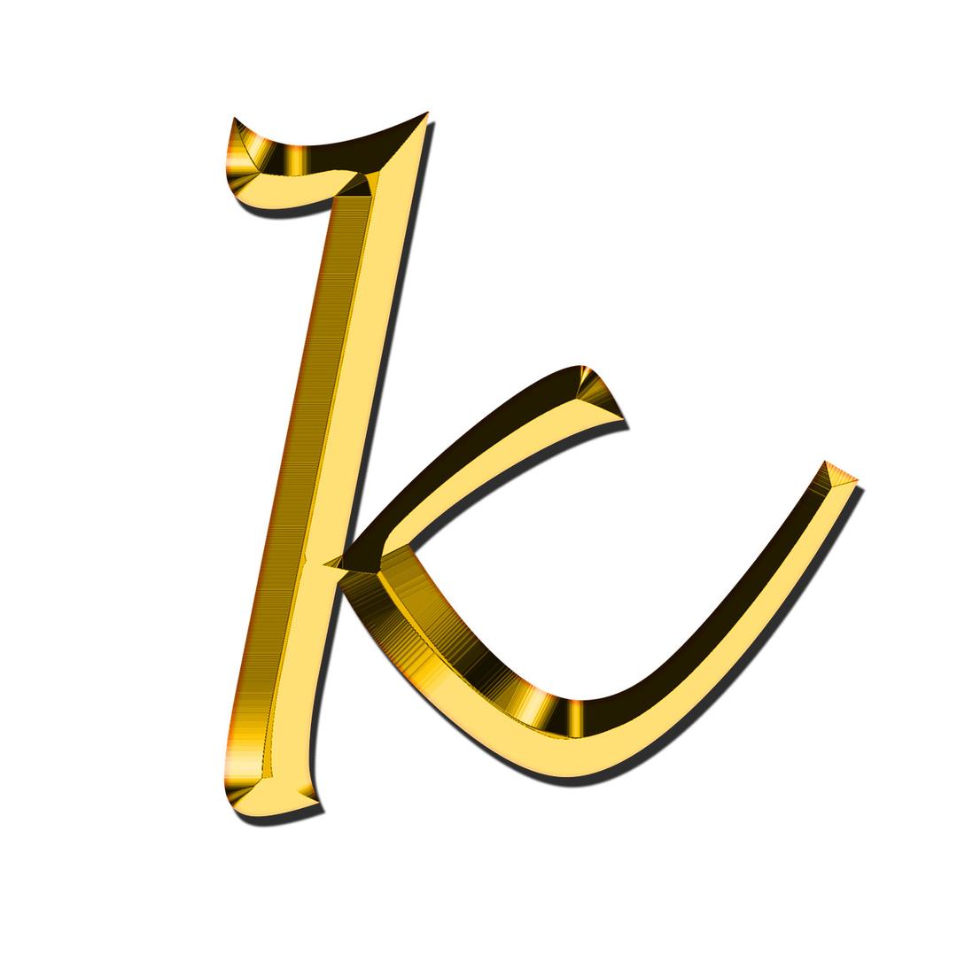 Small Letter K png transparent