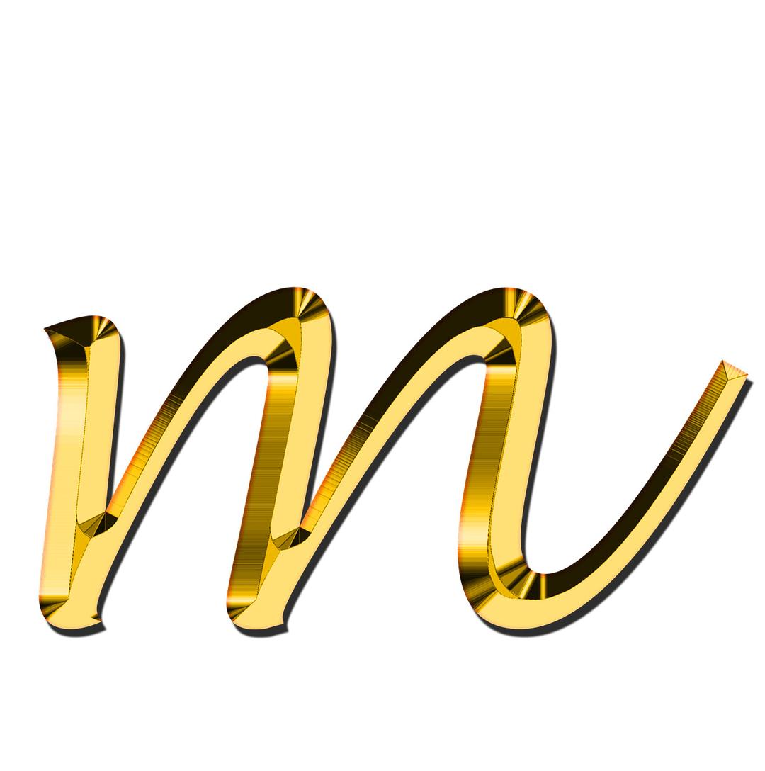 Small Letter M png transparent