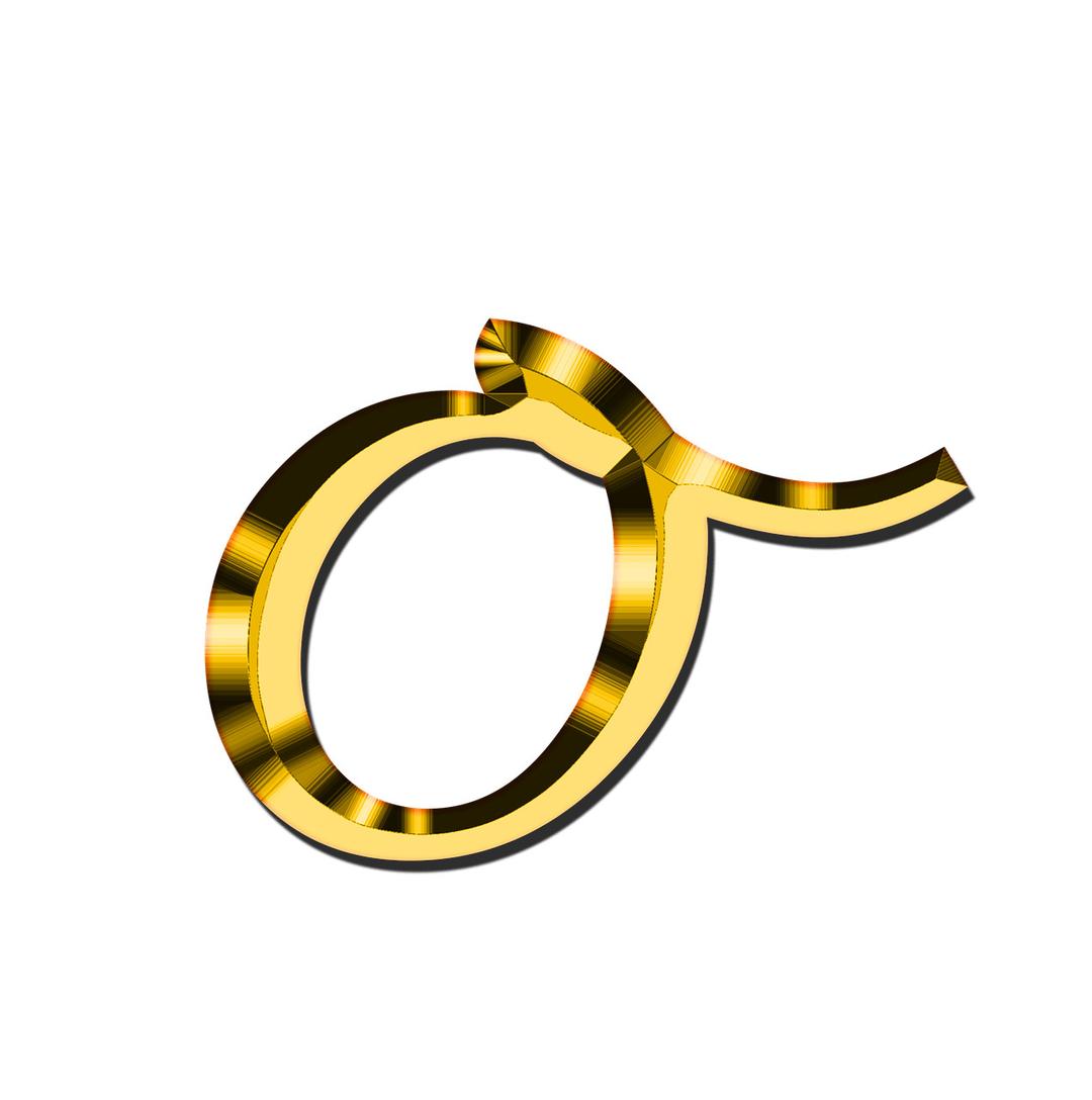 Small Letter O png transparent