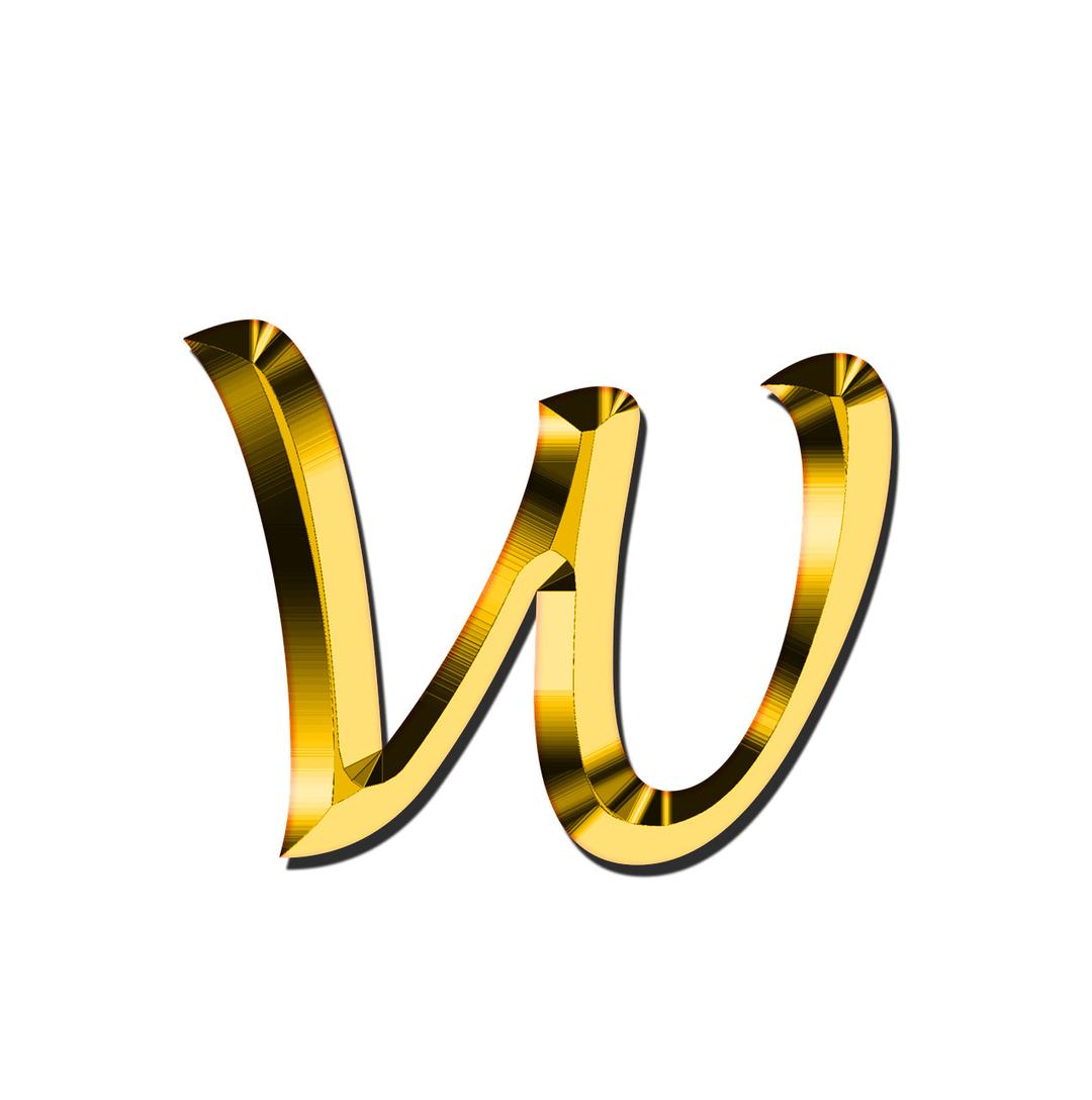 Small Letter W png transparent