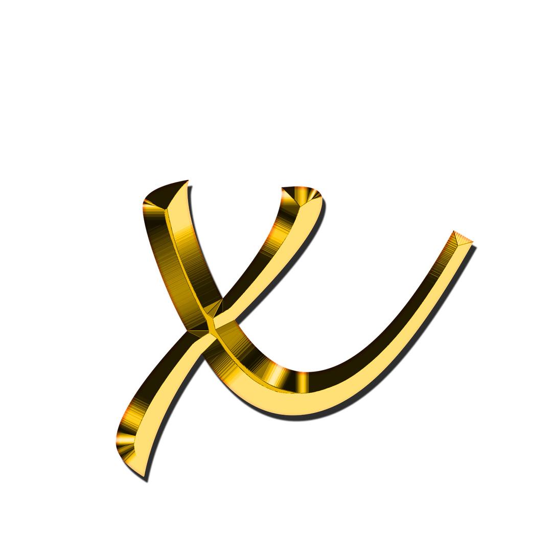 Small Letter X png transparent
