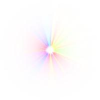 Small Rainbow Lens Flare png transparent