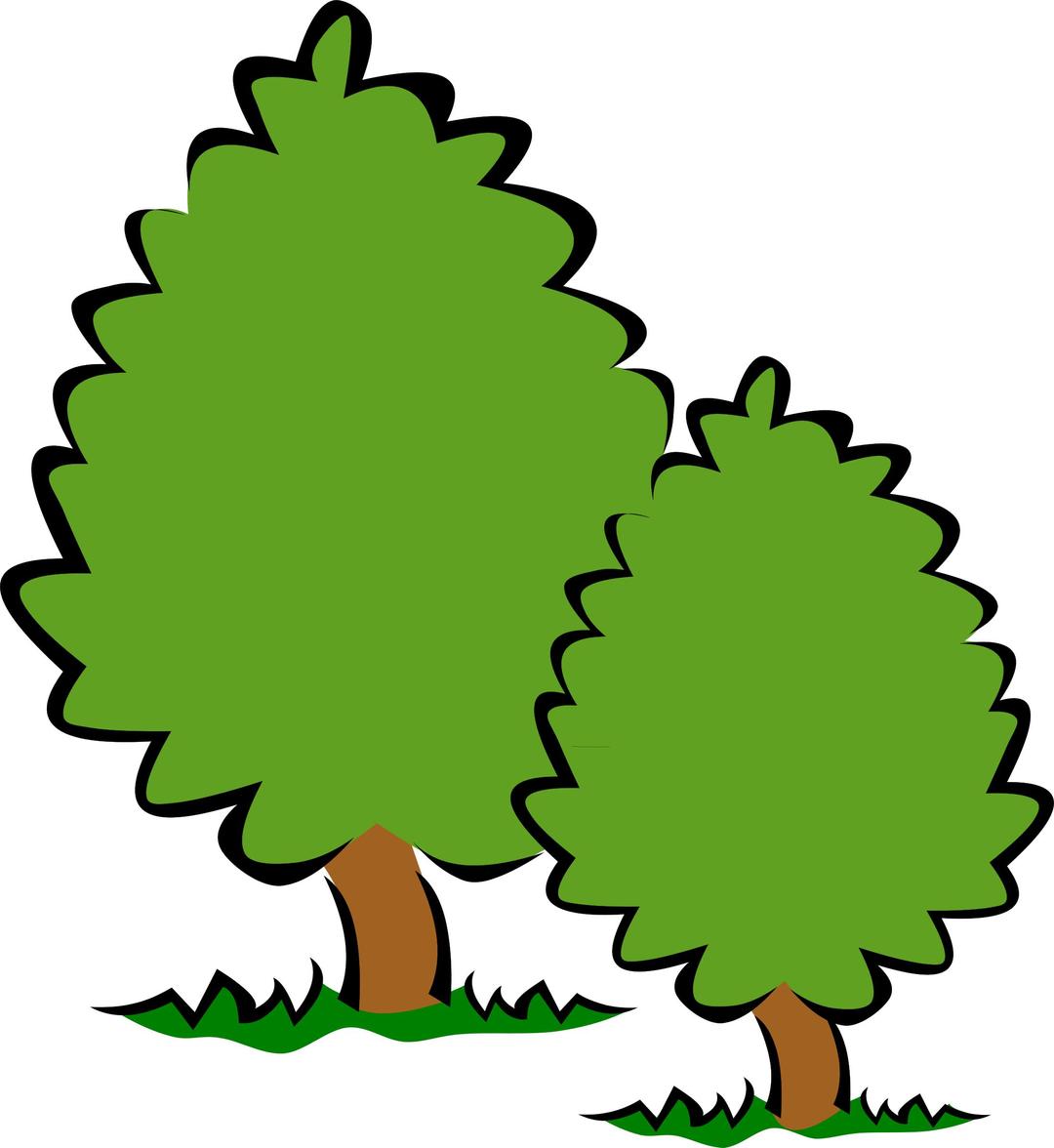 Small Trees / Bushes png transparent