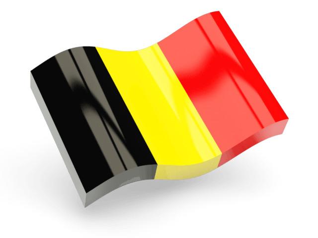 Small Wave Belgium Flag png transparent