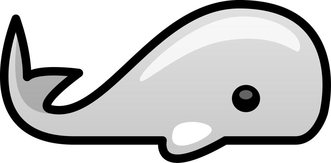 Small whale png transparent