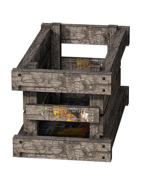 Small Wooden Crate png transparent