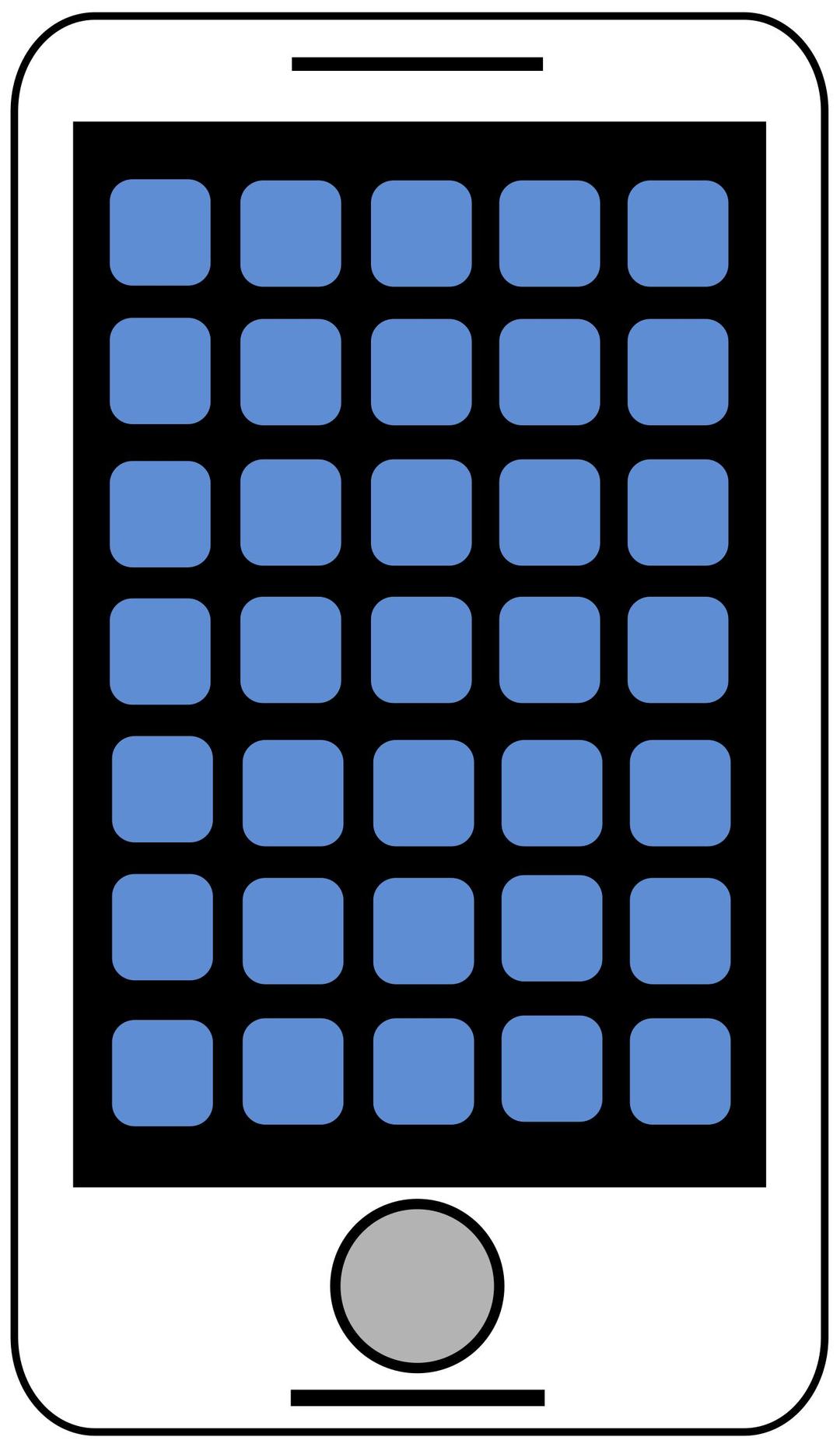 Smartphone - Tablet Clipart Icon png transparent