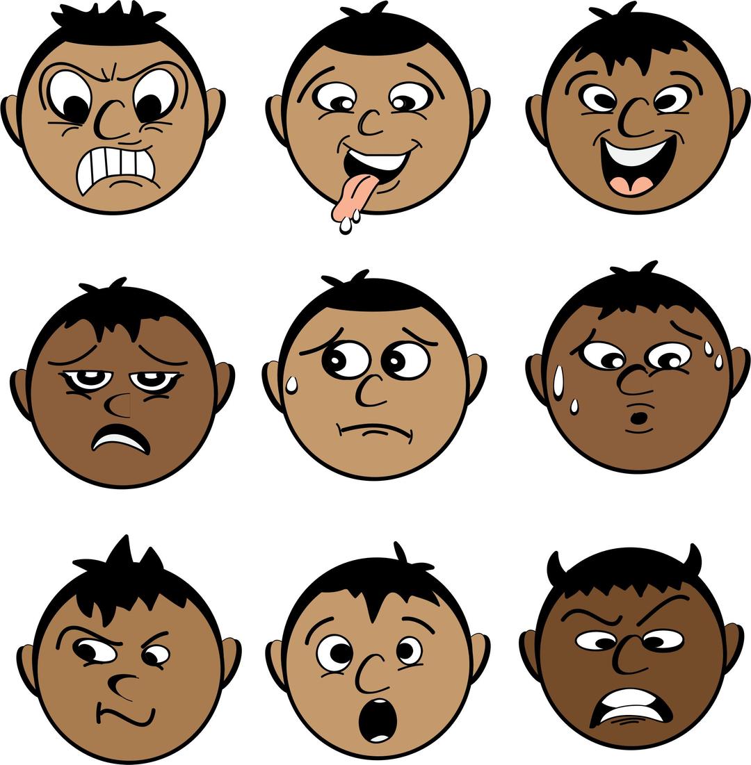 SMILEY EXPRESSIONS MALE png transparent