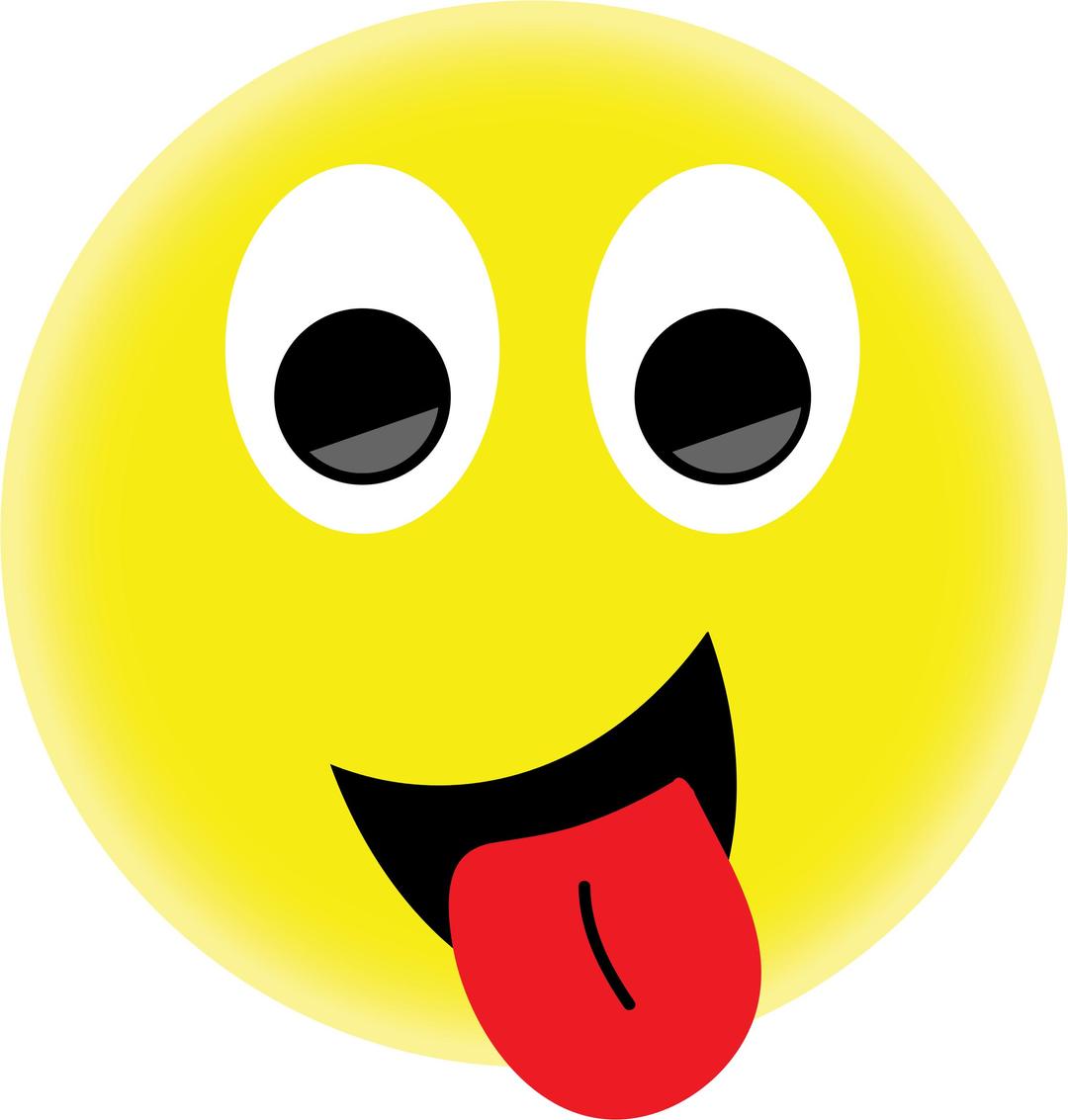 Smiley Face With Tongue Out png transparent