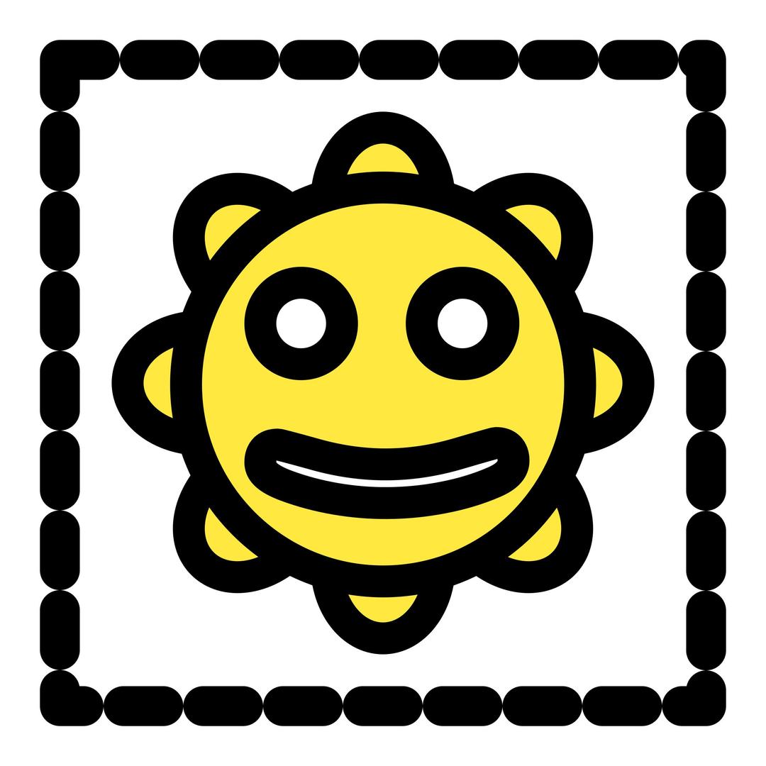 Smiley Sun Icon png transparent