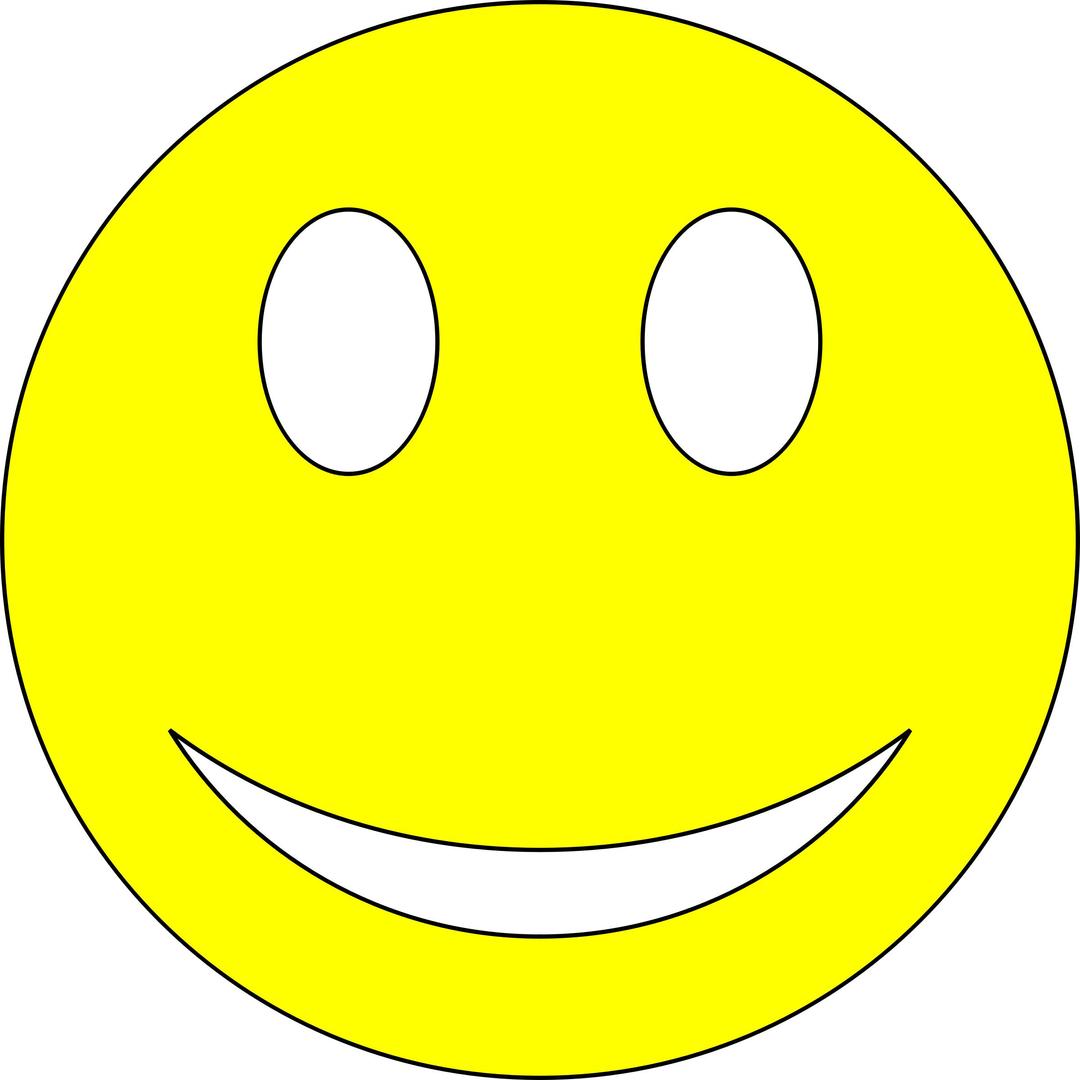 Smiley yellow png transparent