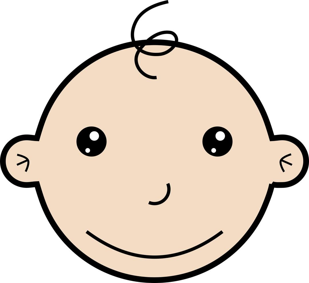 Smiling baby png transparent