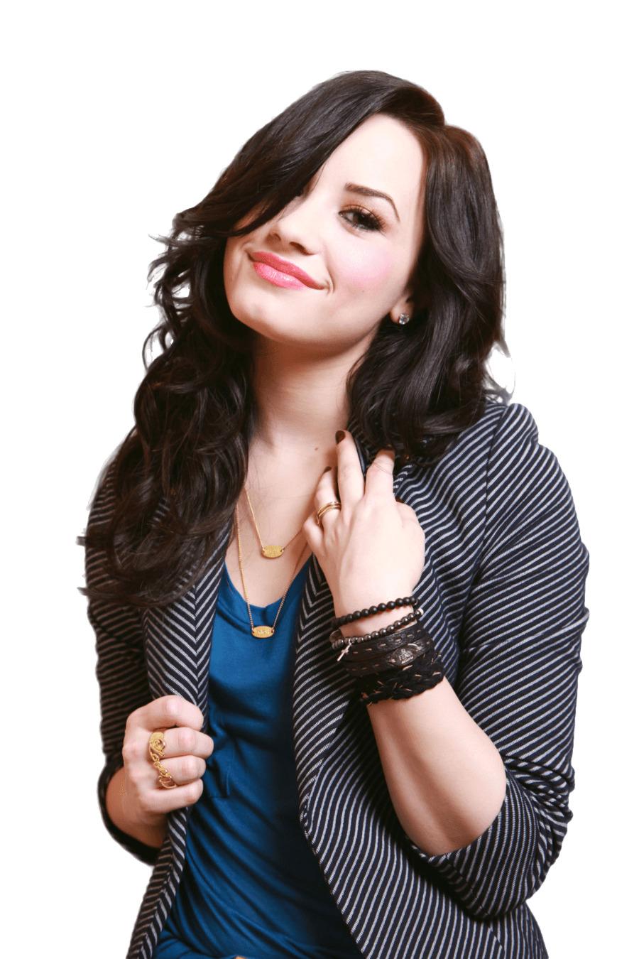 Smiling Demi Lovato png transparent