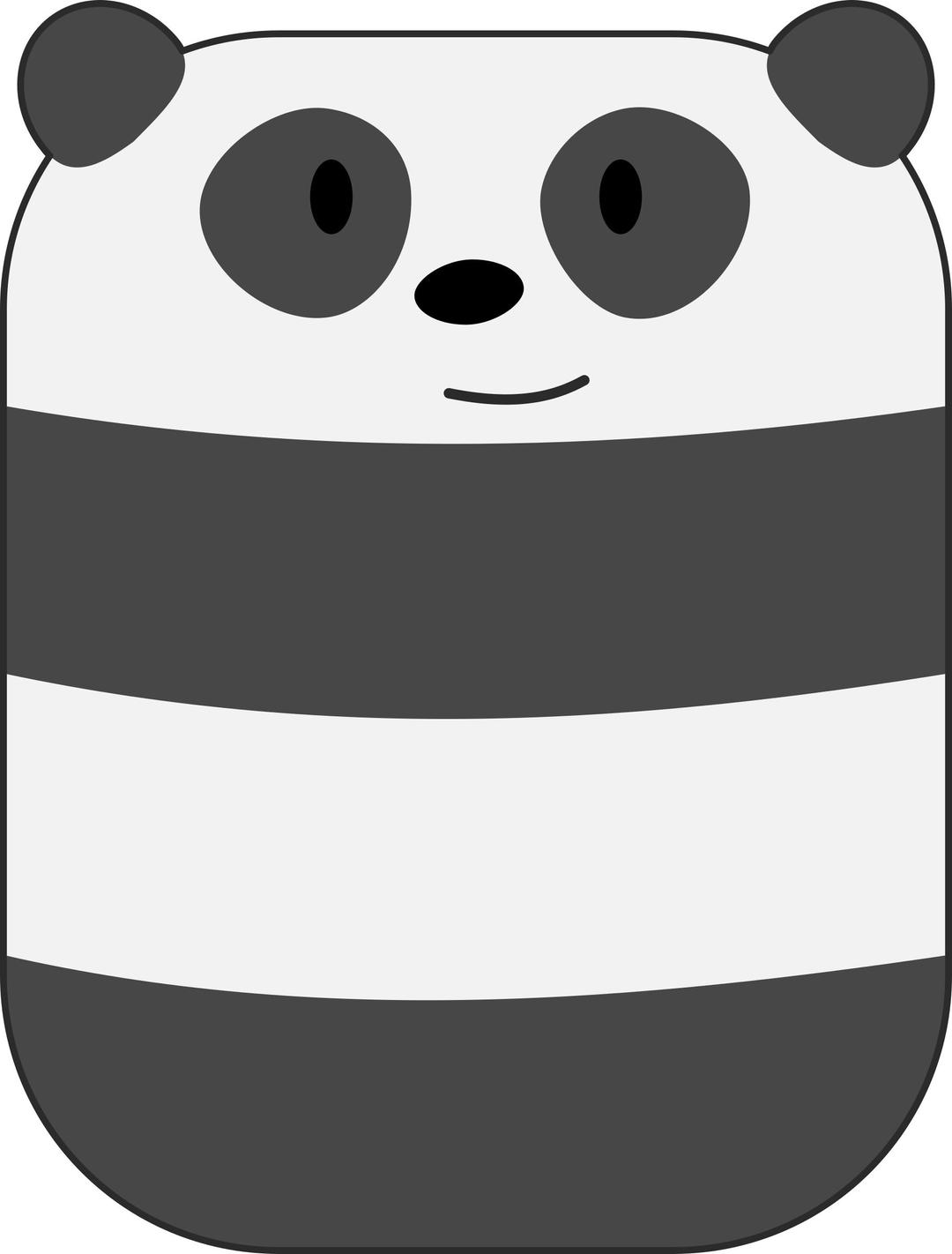 Smiling Panda png transparent