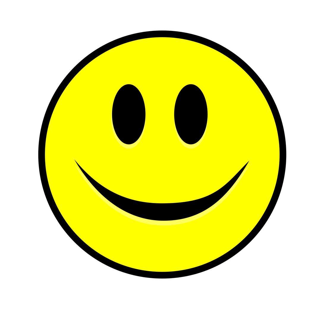 Smiling Smiley simple yellow png transparent
