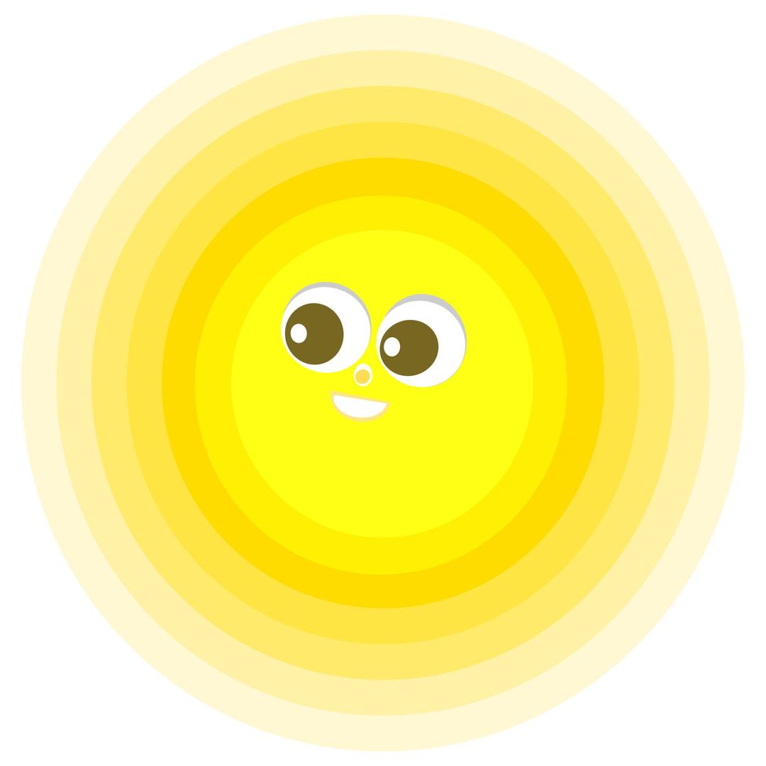 Smiling Sun character, radiating. png transparent