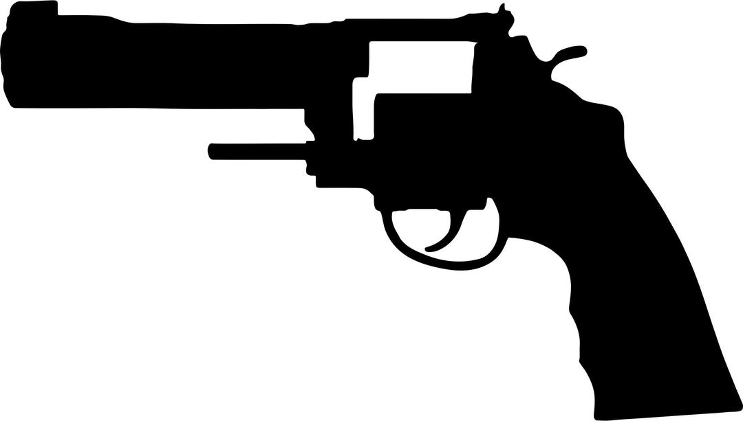Smith And Wesson Revolver Silhouette png transparent