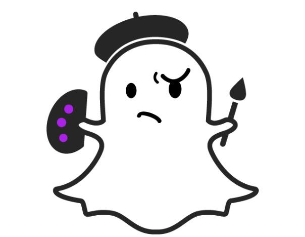 Snapchat Artist Ghost png transparent