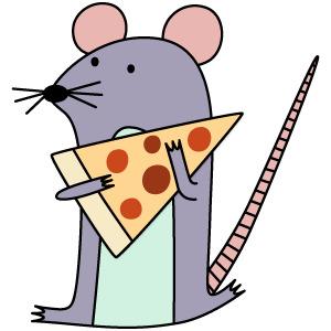 Snapchat Pizza Mouse Sticker png transparent