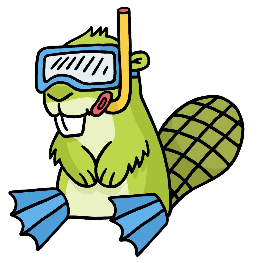 Snorkeling Adsy png transparent