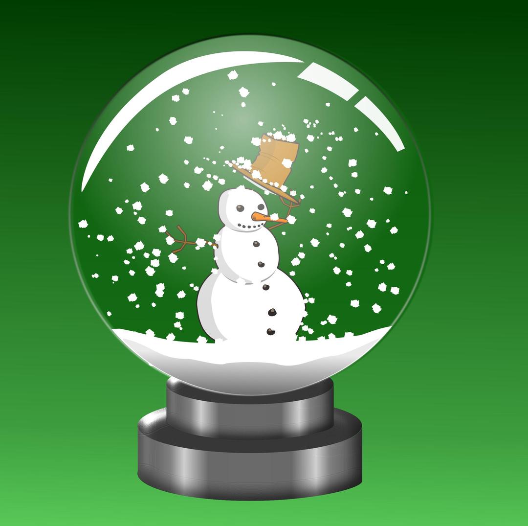 Snow Globe Snowman png transparent