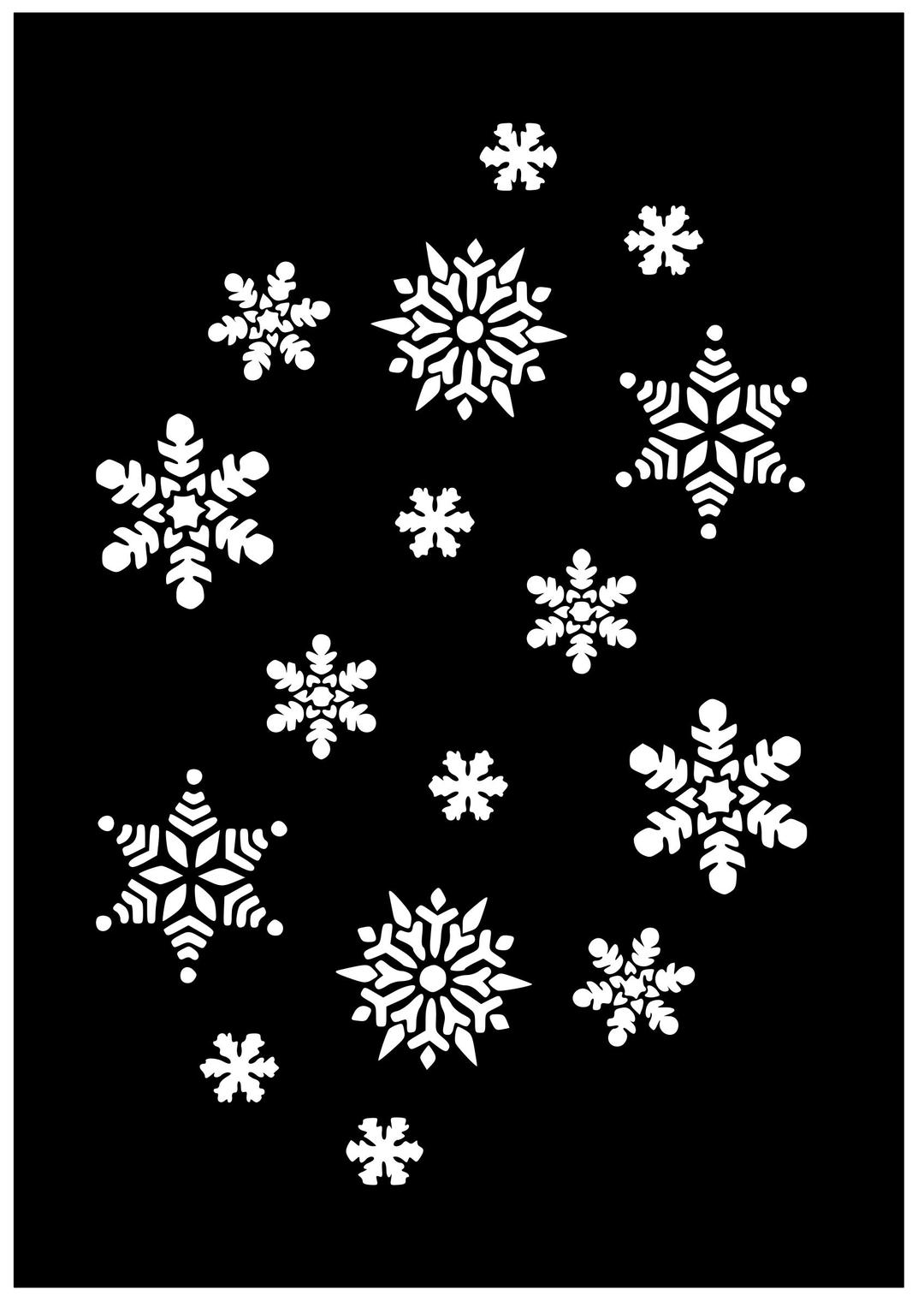 snowflakes 1 png transparent