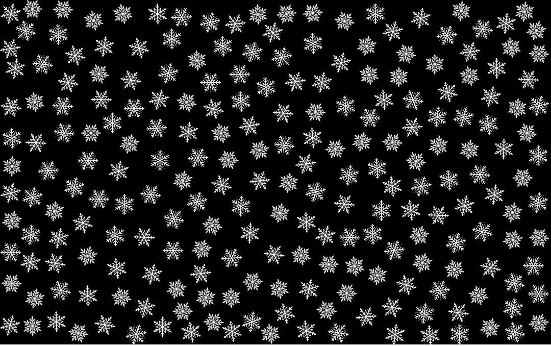 Snowflakes Pattern Inverse png transparent
