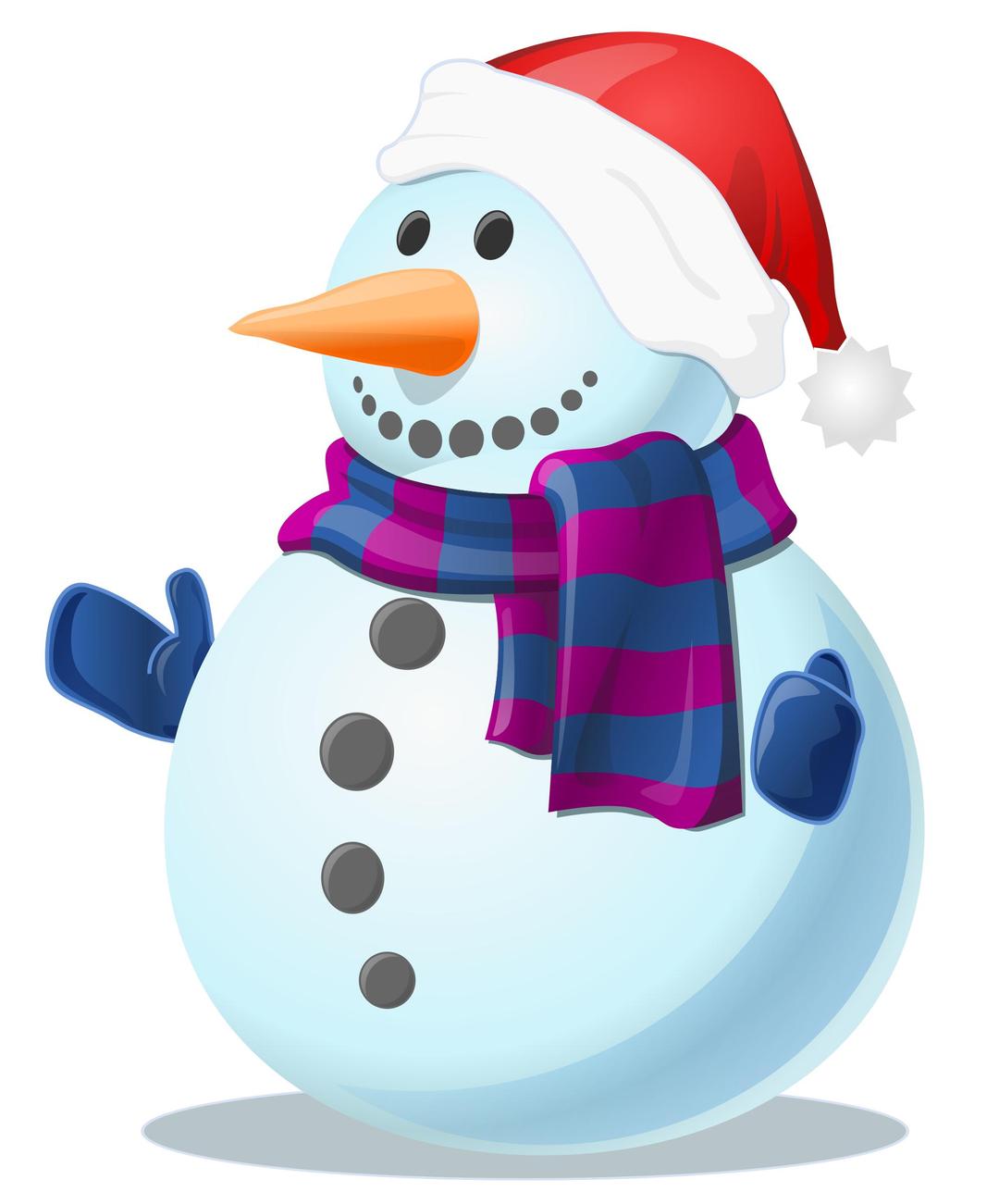 Snowman Shaded png transparent
