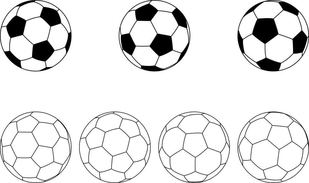 Soccer Balls png transparent